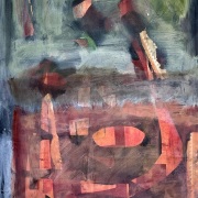 Rothko meets Klee | 33" x 45" | mixed-media | © copyright 2024 Rani Sarin