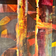 Summer  |  mixed media, 37" x 41"